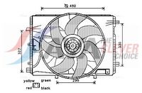 Ventilator, radiator AVA Clever Choice, Cod: MS7522