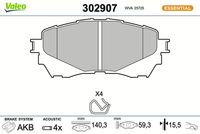 Bremsbelagsatz, Scheibenbremse