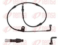 предупредителен контактен сензор, износване на накладките