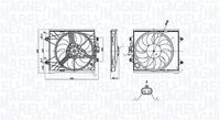Ventilator, radiator MAGNETI MARELLI, Cod: 069422893010