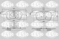 Комплект спирачно феродо, дискови спирачки 6210073 SASIC