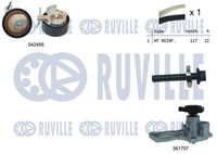 Set pompa apa + curea dintata RUVILLE, Cod: 5503742