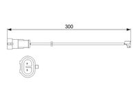 Warnkontakt, Bremsbelagverschleiß