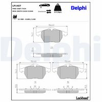 комплект спирачно феродо, дискови спирачки