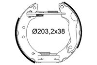 комплект спирачна челюст