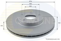 Disc frana COMLINE, Cod: ADC1221V