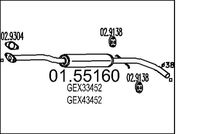 Mittelschalldämpfer