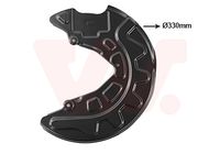 Spritzblech, Bremsscheibe