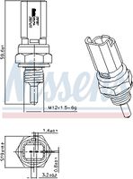 NISSENS Sensor, koelvloeistoftemperatuur 6