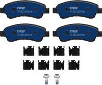Комплект спирачно феродо, дискови спирачки GDB1463BTE TRW