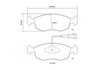 BREMBO High performance remblokkenset 3