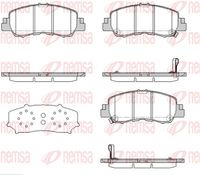 комплект спирачно феродо, дискови спирачки