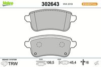 Bremsbelagsatz, Scheibenbremse