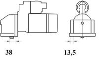 Thumbnail - Startmotor / starter - MS1080 - MAHLE