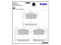 комплект спирачно феродо, дискови спирачки