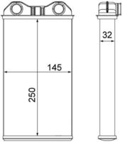 Thumbnail - Kachelradiateur, interieurverwarming - AH14000S - MAHLE
