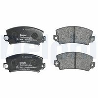 комплект спирачно феродо, дискови спирачки