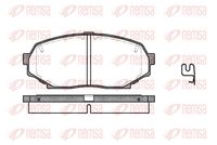 комплект спирачно феродо, дискови спирачки