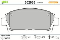 Bremsbelagsatz, Scheibenbremse