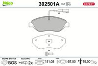 Bremsbelagsatz, Scheibenbremse