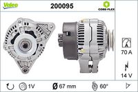 Generator / Alternator VALEO, Cod: 200095