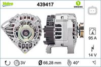 Generator / Alternator VALEO, Cod: 439417