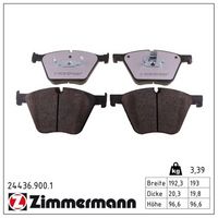 комплект спирачно феродо, дискови спирачки