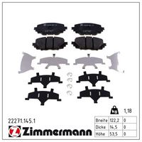 комплект спирачно феродо, дискови спирачки