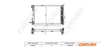 Radiator, racire motor DR!VE+, Cod: DCR0365