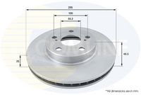 Disc frana COMLINE, Cod: ADC0101V