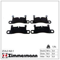 комплект спирачно феродо, дискови спирачки