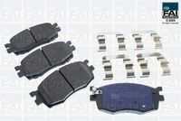 Комплект спирачно феродо, дискови спирачки FPBP380 FAI AutoParts