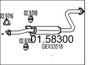 Mittelschalldämpfer