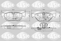комплект спирачно феродо, дискови спирачки
