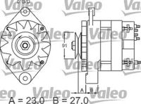 Generator / Alternator VALEO, Cod: 436274