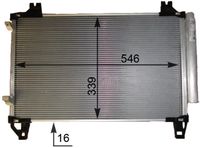 Thumbnail - Condensor, airconditioning - AC800000P - MAHLE