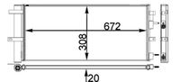 Thumbnail - Condensor, airconditioning - AC28000P - MAHLE