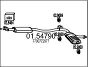 Mittelschalldämpfer