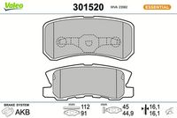 Bremsbelagsatz, Scheibenbremse