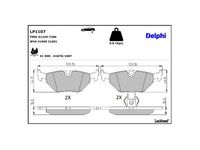 комплект спирачно феродо, дискови спирачки
