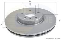 Disc frana COMLINE, Cod: ADC1812V
