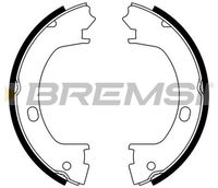 Комплект спирачна челюст, ръчна спирачка GF4643 BREMSI