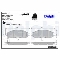 Bremsbelagsatz, Scheibenbremse