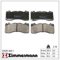 Bremsbelagsatz, Scheibenbremse Bremsbelagsatz, Scheibenbremse