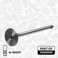 Thumbnail - Kleppenset, in-/uitlaatklep - VS0008VR1 - ET ENGINETEAM