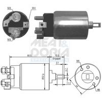 Solenoid, electromotor MEAT & DORIA, Cod: 46098