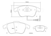 BREMBO High performance remblokkenset 3