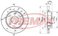 Bremžu diski BD-1064 FREMAX