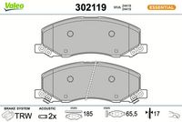 Bremsbelagsatz, Scheibenbremse