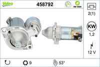 Starter VALEO, Cod: 458792